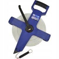 Miara zwijana geodezyjna GEKO G01477 100 m taśma fiberglass terenowa