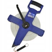 Miara zwijana geodezyjna GEKO G01477 100 m taśma fiberglass terenowa