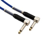 Kabel instrumentalny JACK 6,3mm kątowy 1m Red's Music GC0310C-BLUE PL