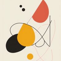Plakat 30x30cm Rapsodia Kształtów