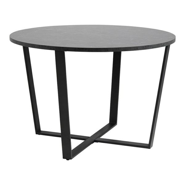 Stół Amble czarny marmur w stylu hampton zdjęcie 1