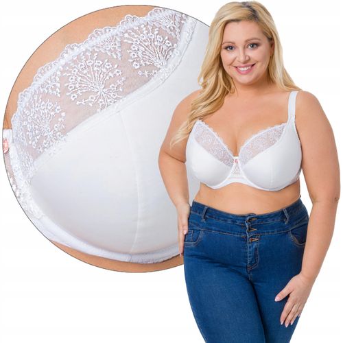 Biustonosz półusztywniany AVA 1921 MAXI BIAŁY 80I na Arena.pl