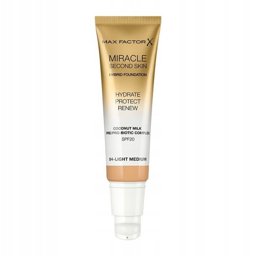 MAX FACTOR MIRACLE SECOND SKIN PODKŁAD 04 Light M. na Arena.pl
