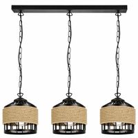 KOLOSEUM 3 Lampa wisząca czarna listwa