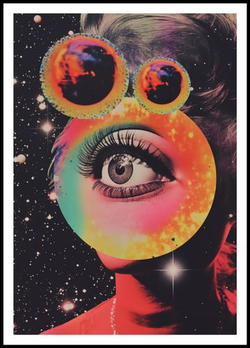 Plakat 68x98cm Oko w Kosmosie na Arena.pl