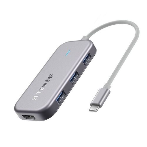 Adapter 7W1 Blitzwolf Bw-Th5 Hub Usb-C Do 3Xusb 3.0, Hdmi, Usb-C Pd, Sd, Microsd na Arena.pl