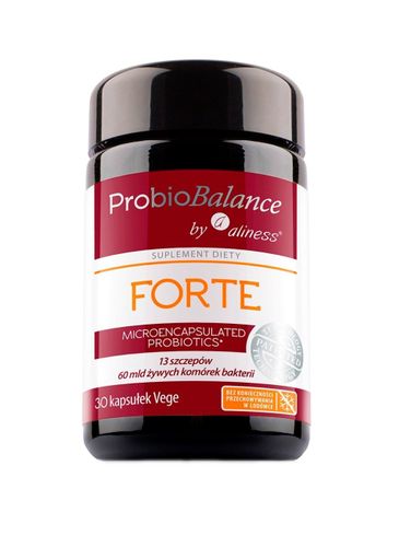 Probiotyk ProbioBalance Forte 60mld (30kaps) Aliness na Arena.pl