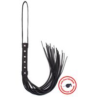 ANGEL Touch Skórzany pejcz z maska na oczy