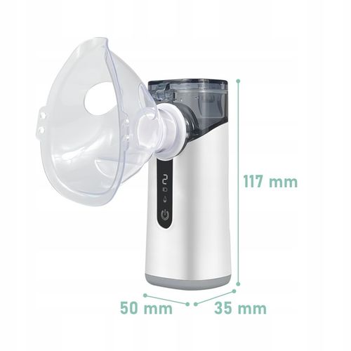 INHALATOR NEBULIZATOR DLA DZIECI DOROSŁYCH SIATECZKOWY PRZENOŚNY BEZPRZEWOD na Arena.pl