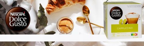 Kawa kapsułki NESCAFE DOLCE GUSTO CAPPUCCINO 16szt + GRATIS videobook na Arena.pl