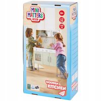 Drewniana kuchnia MINI MATTERS TOYS dla dzieci ze światłem I dźwiękiem.