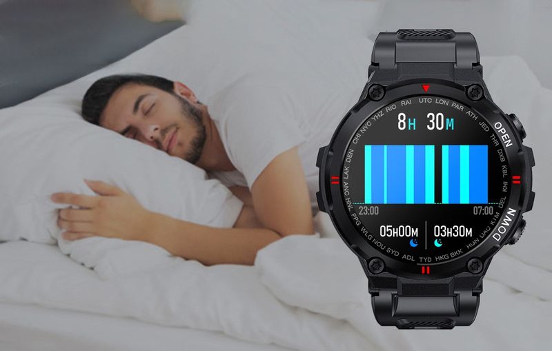 smartwatch giewont czarny gw430-1 zdjęcie 8