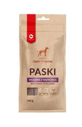 SP Paski wołowe z wątróbką 100 g na Arena.pl