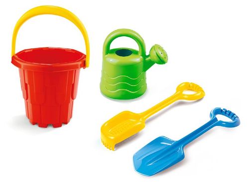 Zestaw Do Piasku Zamek + 4 Elementy Do Piaskownicy na Arena.pl