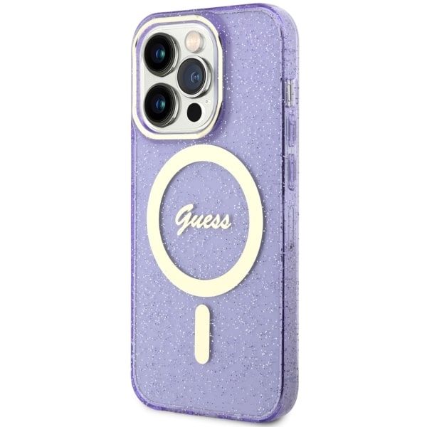 Etui Guess do iPhone 14 Pro Max, Fioletowy, MagSafe zdjęcie 2