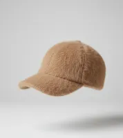 Brązowa czapka z daszkiem Natis