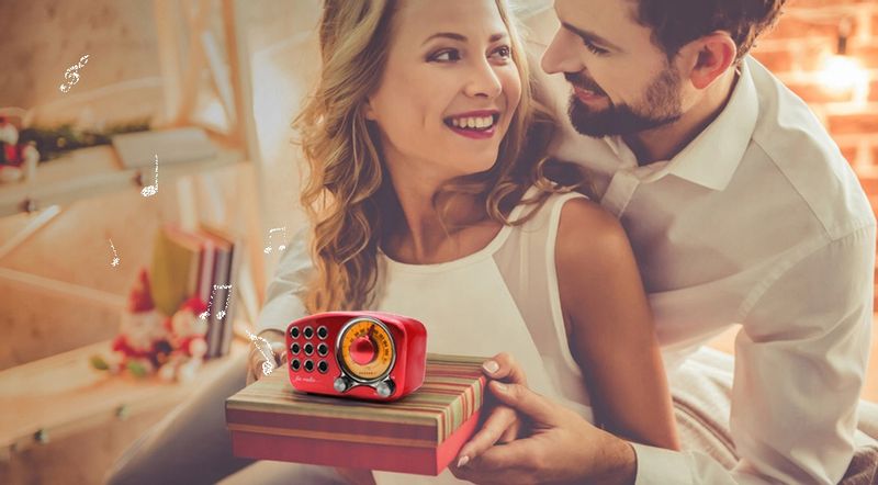 Radio Kuchenne Feegar Retro Bluetooth Przenośne Fm zdjęcie 2