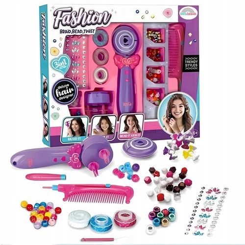 Zaplatarka do włosów zaplatacz studio fryzjerskie maszynka do warkoczyków na Arena.pl