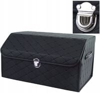 DUŻA Skrzynia organizer samochodowy bagażnik Z PRZEDZIAŁKĄ 54x30x30 TWARDA