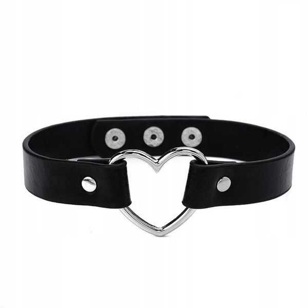 Modny choker Punk Gothic Steam Punk czarny zdjęcie 3