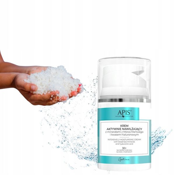 Apis Krem aktywnie nawilżający z minerałami z MM kwasem hialuronowym 50 ml zdjęcie 5