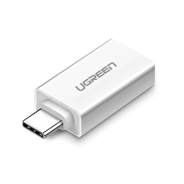 Adapter USB-A 3.0 do USB-C 3.1 UGREEN (biały) zdjęcie 1