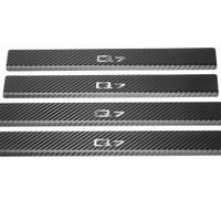 Listwa progowa AUDI Q7 4M Stal nierdzewna 304 carbon 4szt