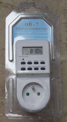 Programator czasowy Elektrobock DH-7 - gniazdkowy na Arena.pl