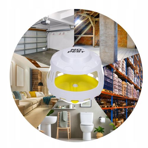 PUŁAPKA LEPOWA LEP LAMPA NA PLUSKWY PCHŁY KOMARY MUCHY CHRZĄSZCZE MOLE na Arena.pl