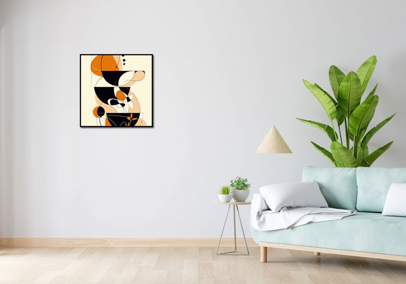Plakat 60x60cm Taneczne Kręgi zdjęcie 4