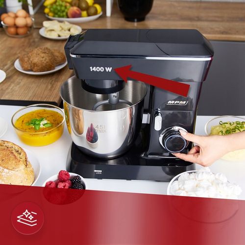 Robot planetarny kuchenny 3w1 mocny 3000W czarny MPM MRK-24 na Arena.pl