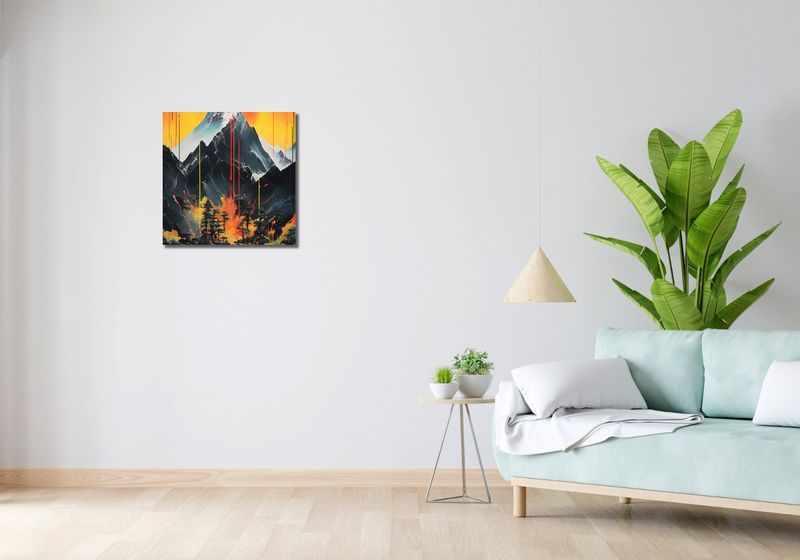 Obraz 50x50cm Górska Alchemia zdjęcie 2