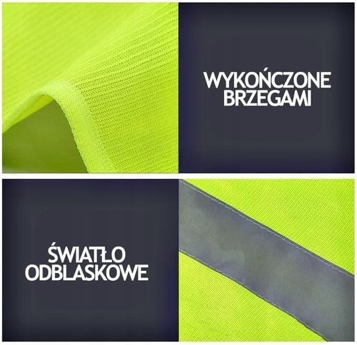 KAMIZELKA OSTRZEGAWCZA ODBLASKOWA SELEDYNOWA ROBOCZA na Arena.pl