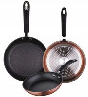 Zestaw 3 aluminiowych patelni z powłoką nieprzywierającą San Ignacio
