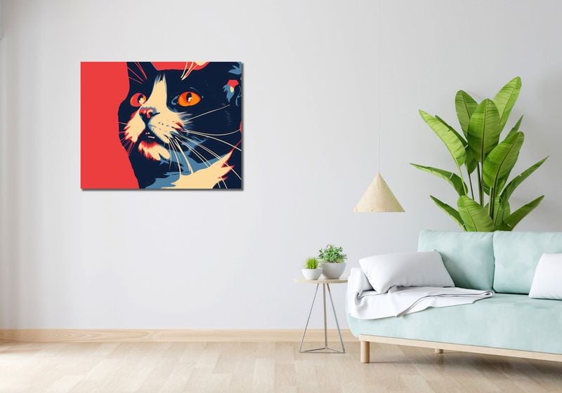 Obraz 90x70cm Szok zdjęcie 2