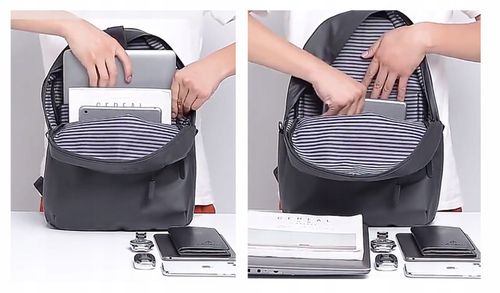 Plecak KELF CZARNY Szkolny Podróżny 4 kieszenie 20L MAT OXFORD Poliester na Arena.pl