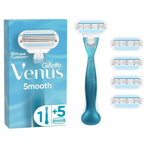 Gillette Venus Smooth Maszynka do golenia dla kobiet + 5 ostrzy na Arena.pl