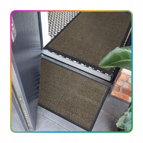 WYCIERACZKA POD DRZWI ZEWNĘTRZNA WEJŚCIOWA 80x120 DUŻA MATA DO BUTÓW na Arena.pl