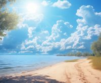 Plakat 60x50cm Letni Dzień