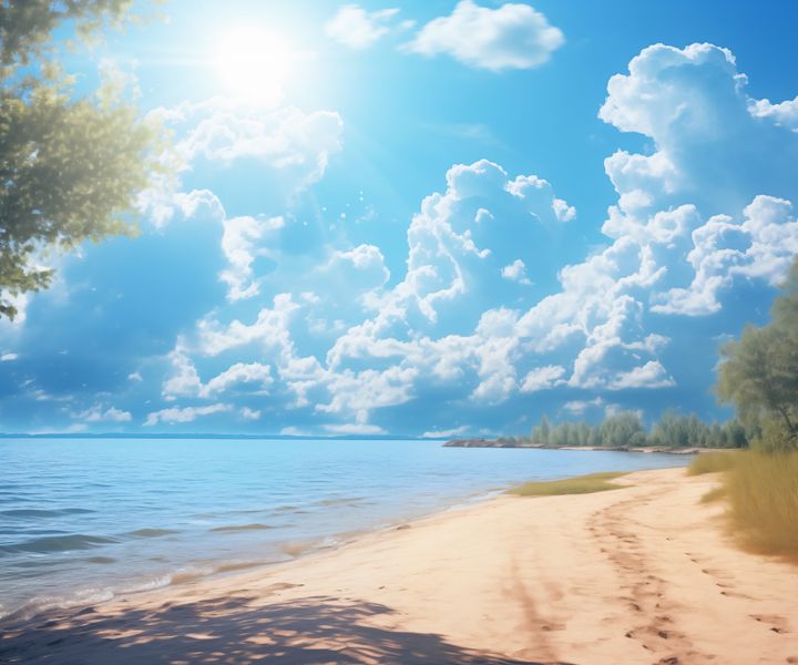 Plakat 60x50cm Letni Dzień zdjęcie 1