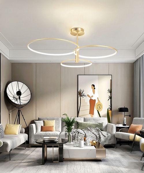 Nowoczesny żyrandol SILVA GO III okrąg ring 50/60/70cm plafon pilot zdjęcie 10