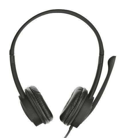 Słuchawki Mauro USB Headset - black na Arena.pl