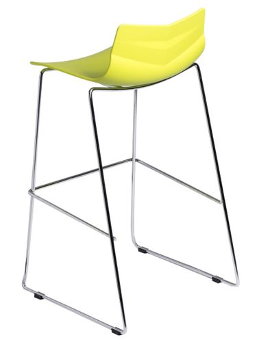 Stołek barowy Leaf limonkowy D2 na Arena.pl