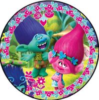 Opłatek na tort Trolle Postacie Postać Urodziny