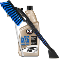 Szczotko Skrobaczka 65cm Mosiężna Odmrażacz Do Szyb K2 Alaska Do Odmrażania