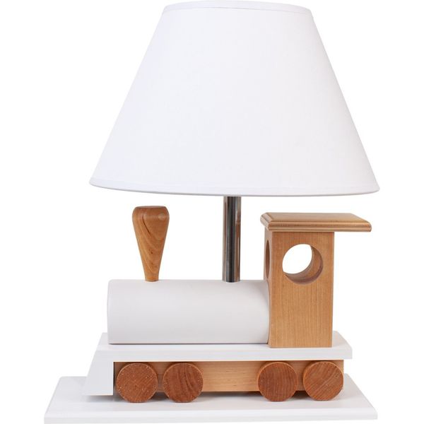 Lampa stołowa Lokomotywa biała zdjęcie 4