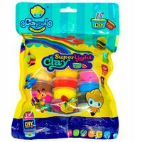 MAGICZNA PLASTELINA MASA PLASTYCZNA PIANKOLINA 18 sztuk +Nożyk