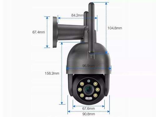 KAMERA OBROTOWA IP WiFi ZEWNĘTRZNA 8MPx ULTRA HD 6x ZOOM DETEKCJA 4K ICsee na Arena.pl