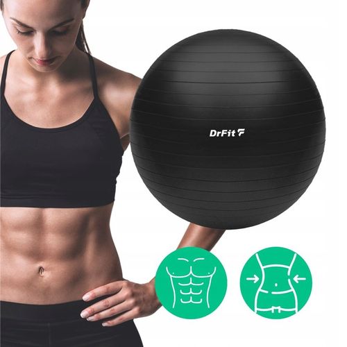 Piłka Gimnastyczna do Ćwiczeń 85 cm Fitness Joga Rehabilitacja DrFit na Arena.pl