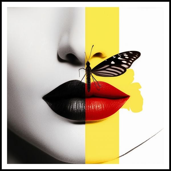 Plakat 90x90cm Motyla Piękność zdjęcie 3